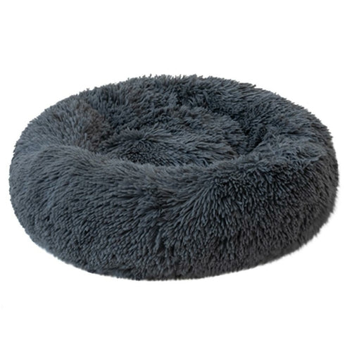 Pet Dog Bed Comfortable Donut Cuddler Round Dog Kennel Ultra Soft