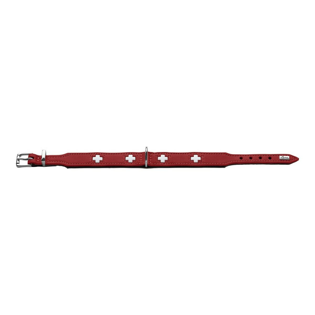 Dog collar Hunter Swiss Red/Black 35-43 cm