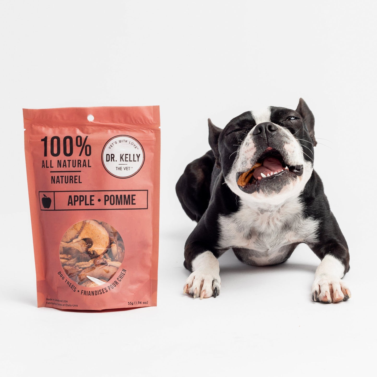 Dr. Kelly The Vet 100% Natural Dog Treats - Apple