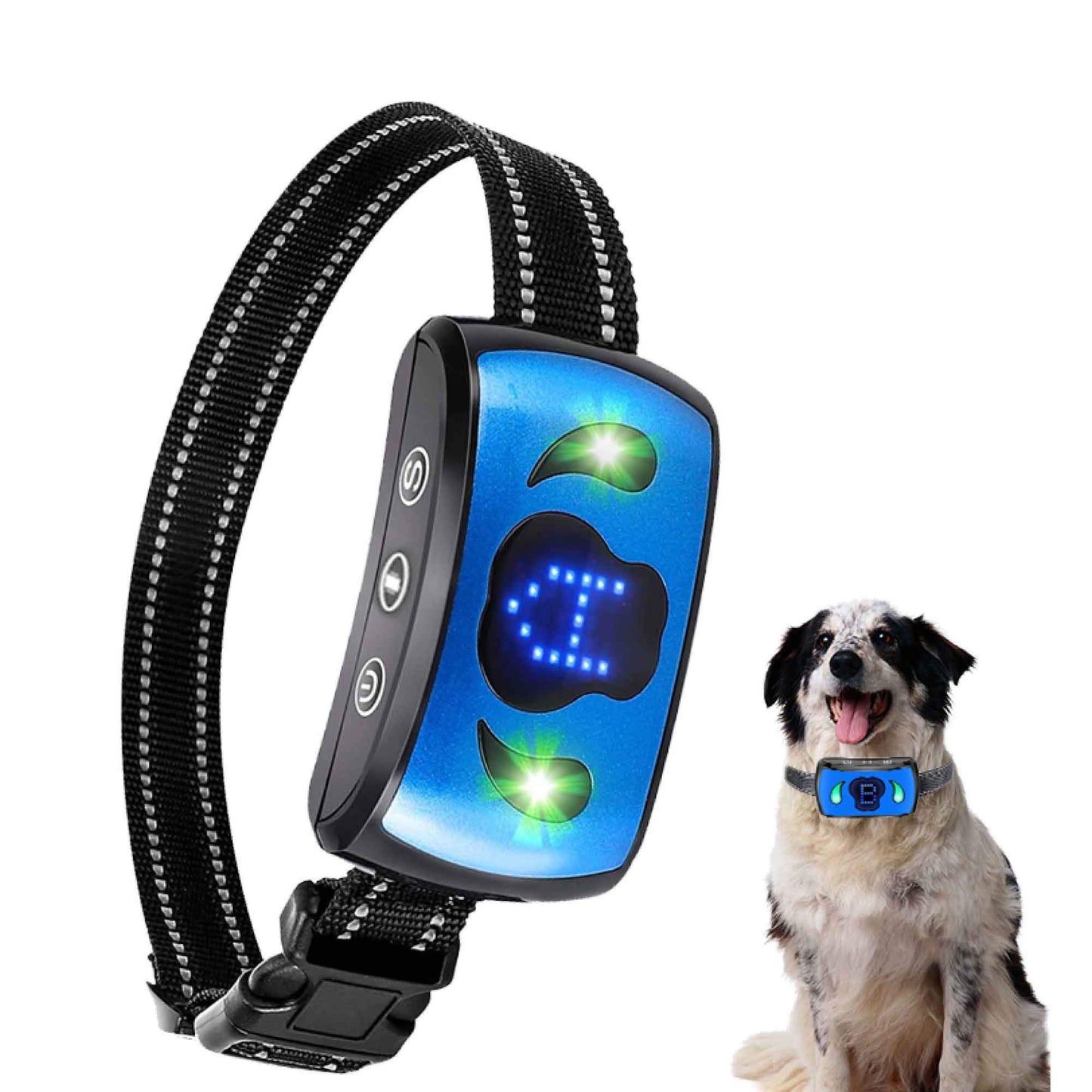 Dog Bark Collar - Vibration Magnetic Charging Waterproof Smart Barking