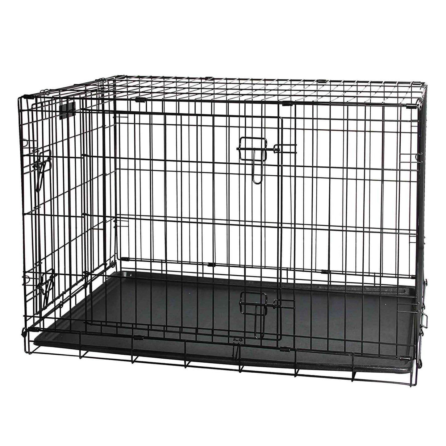 Dog Wire Crate Deluxe Bed Large Pet Puppy Portable Kennel Travel