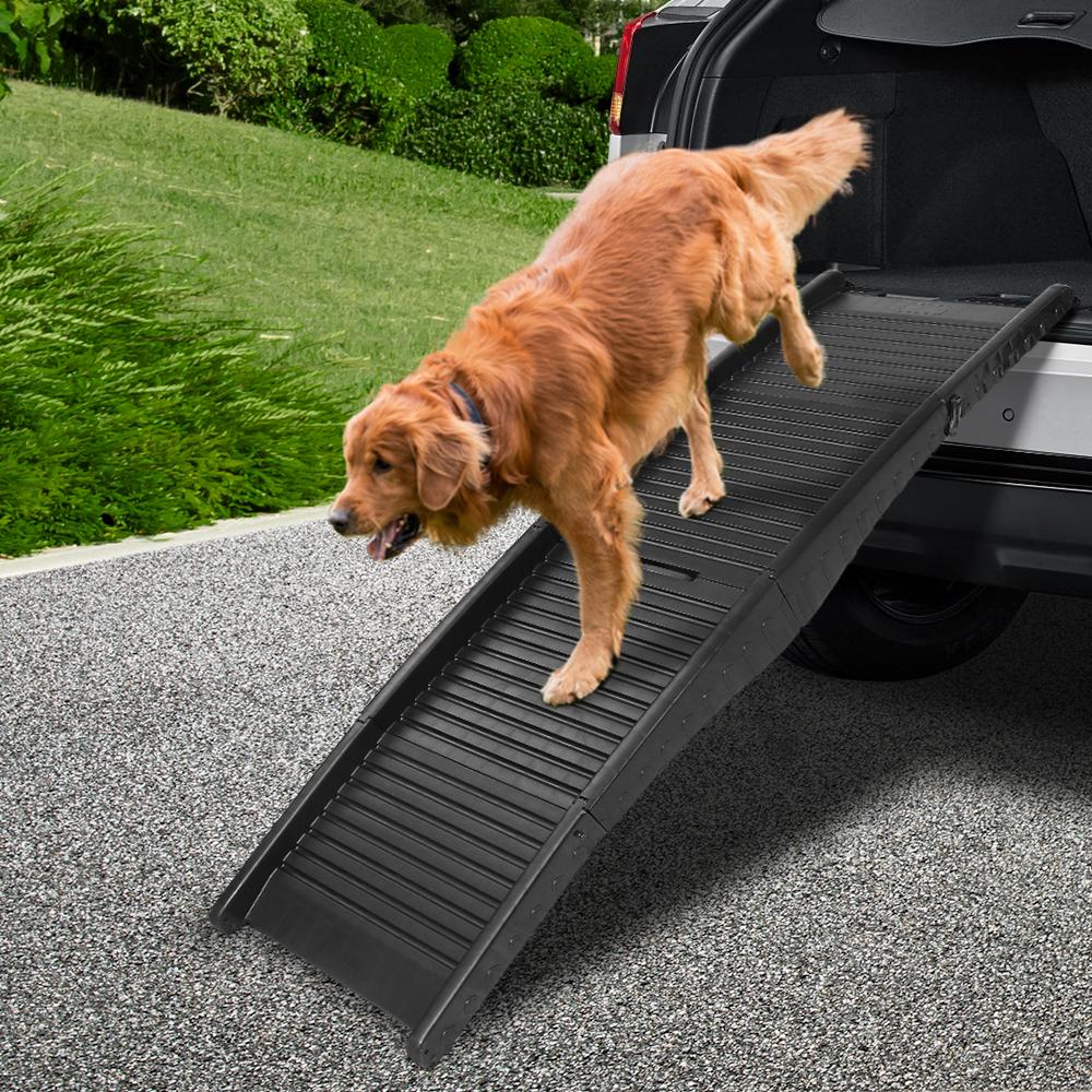 i.Pet Dog Ramp Dog Steps Pet Car Suv Travel Stair Foldable Portable