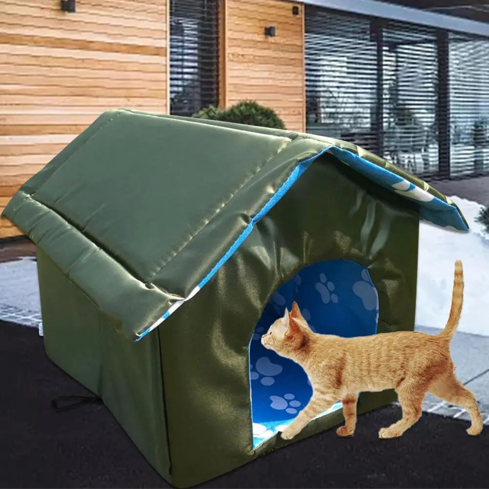 Outdoor Pet House Waterproof Thickened Cat Nest Tent Cabin Weatherproof Dog Cat Houses Foldable Pet Shelter For Pets