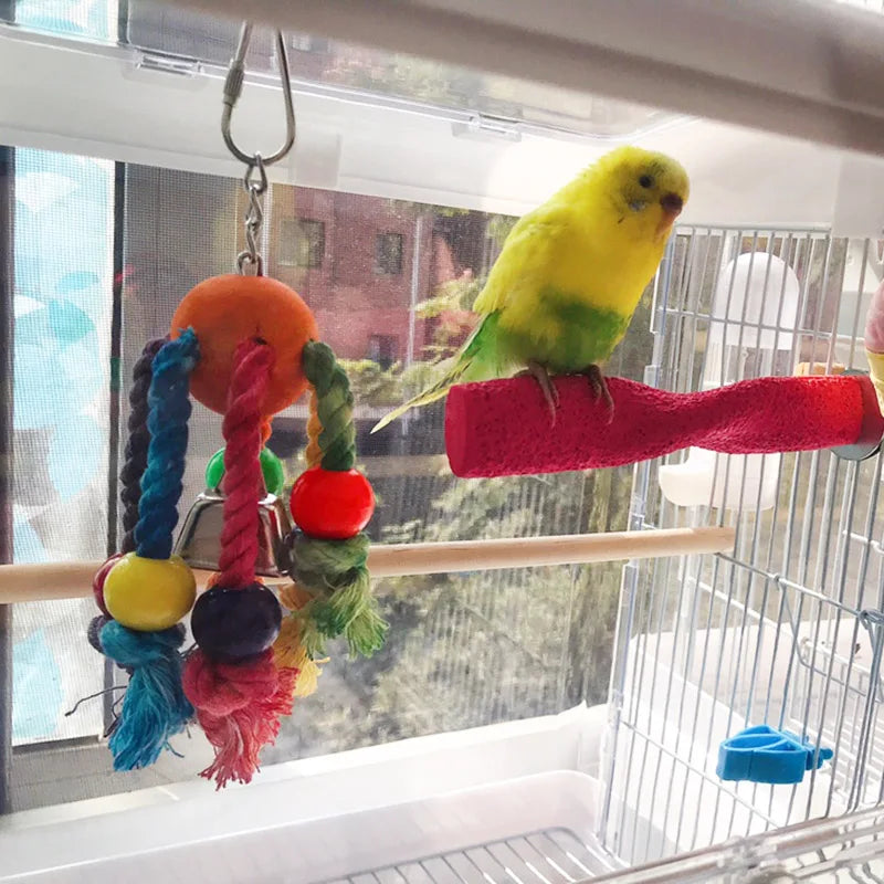 CAITEC Bird Chew Toys Arachnid Parrot Chew Bite Toys Suitable for Small to Large Size Parrots