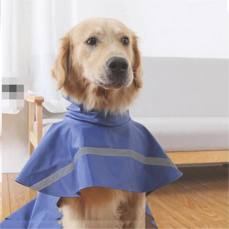 Large Dog Jacket Raincoat Waterproof Windproof Leisure Outdoor Pet Clothes Coat Dog Raincoat  Big S-4XL