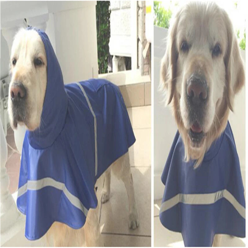 Large Dog Jacket Raincoat Waterproof Windproof Leisure Outdoor Pet Clothes Coat Dog Raincoat  Big S-4XL