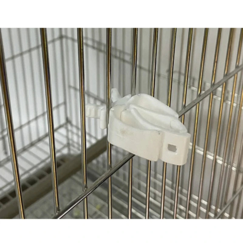 Birds Food Holder Pet Parrot Feeding Fruit Vegtable Clip Cuttlefish Bone Feeder Device Pin Clamp Bird Cage Accessories