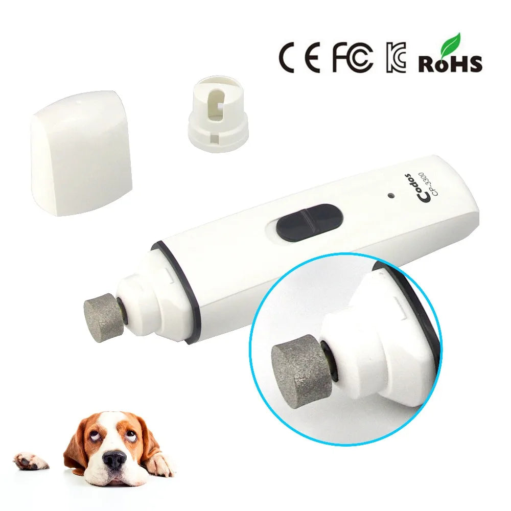 CodosCP 3300 Professional Dog Electric Claw Nail Grooming Tool Pet Nail Paws Grinder Clipper Auto Pedicure Devices For Dogs&Cats