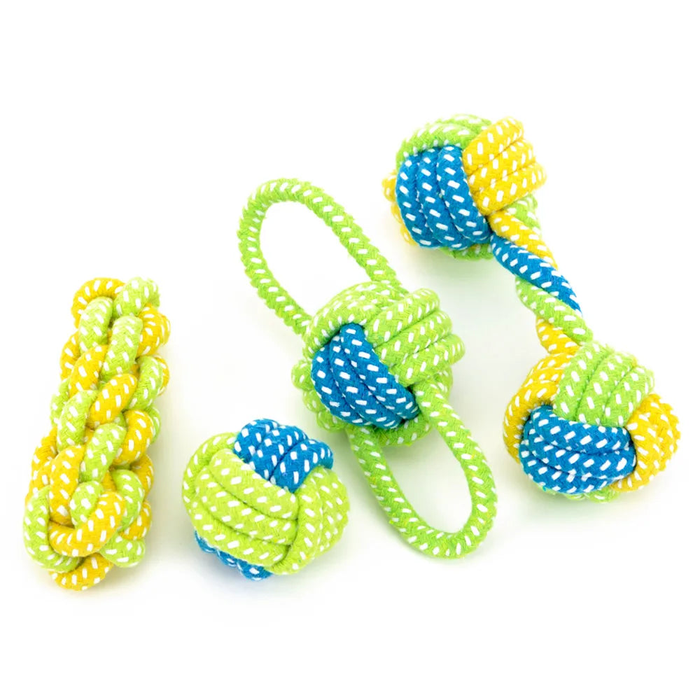 HOOPET Dog Toy Chews Cotton Rope Knot Ball Grinding Teeth Odontoprisis Pet Large Small 7 Style Options