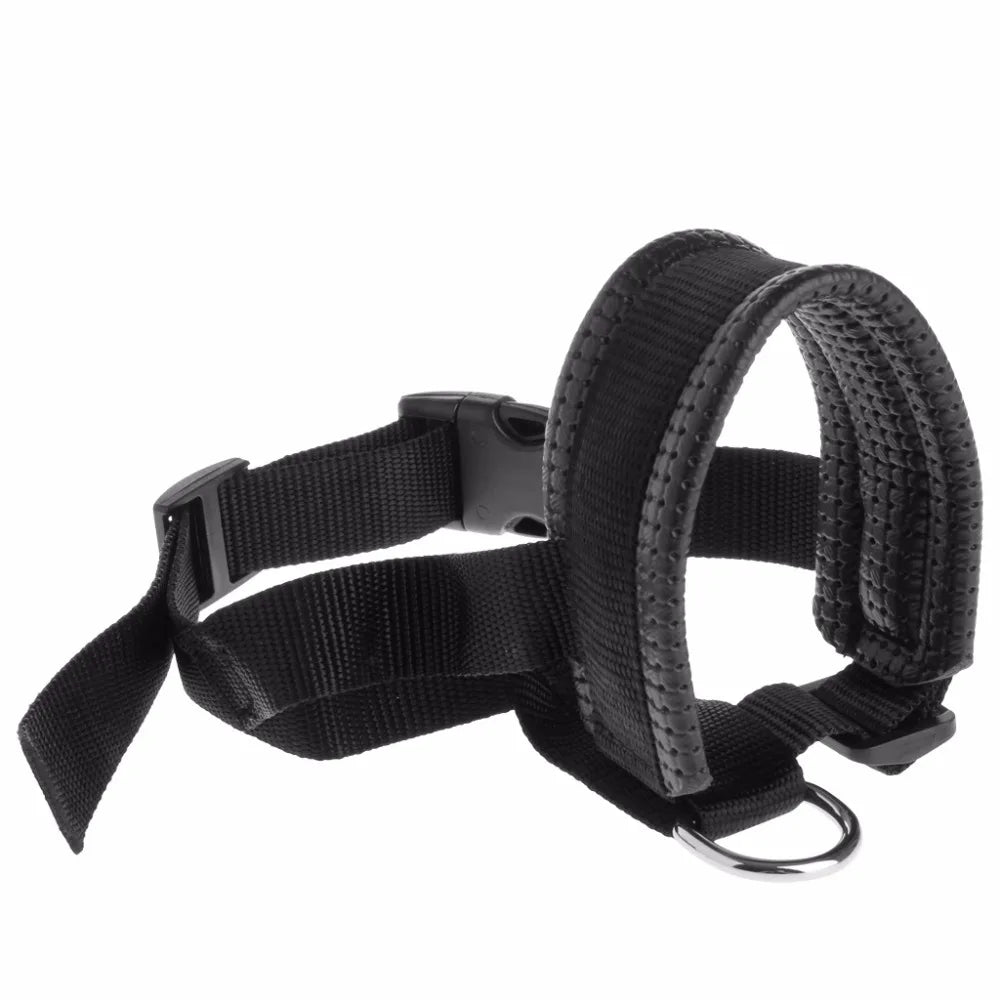 Pet Dog Padded Head Collar Gentle Halter Leash Leader Stop Pulling Training Tool