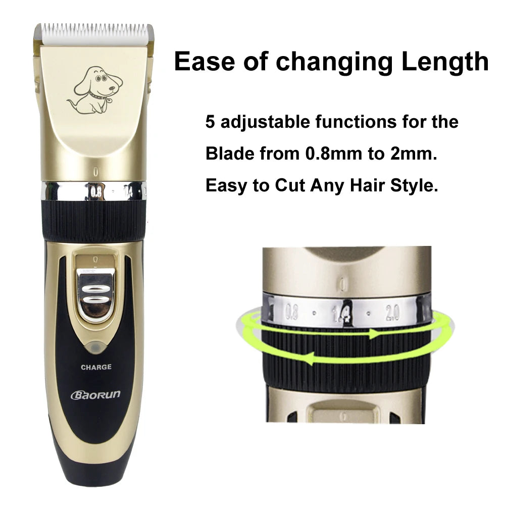 Professional Grooming Kit Rechargeable Pet Cat Dog Hair Trimmer High Quality Electrical Clipper Shaver Set Haircut Machine