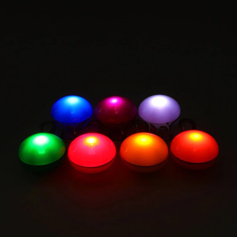 Night Safety LED Flashlight Pet Pandent Glow In The Dark Bright Pets Supplies Accessories Cat Dog Collar Leads Lights