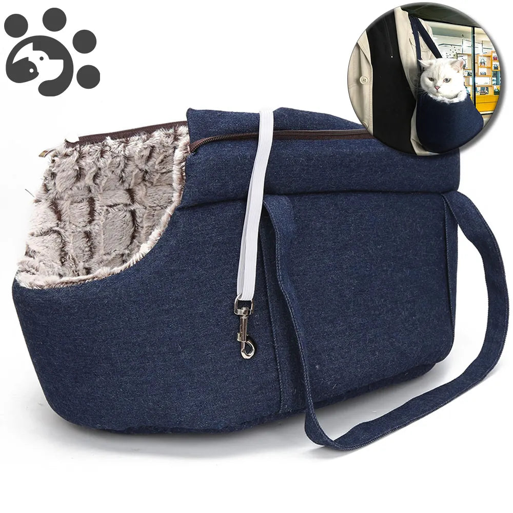 Pets Carrier for Cat Carrying Bag for Cats Backpack for Cat Panier Handbag Travel Small Bag Plush Puppy Bed Pet Products Gatos