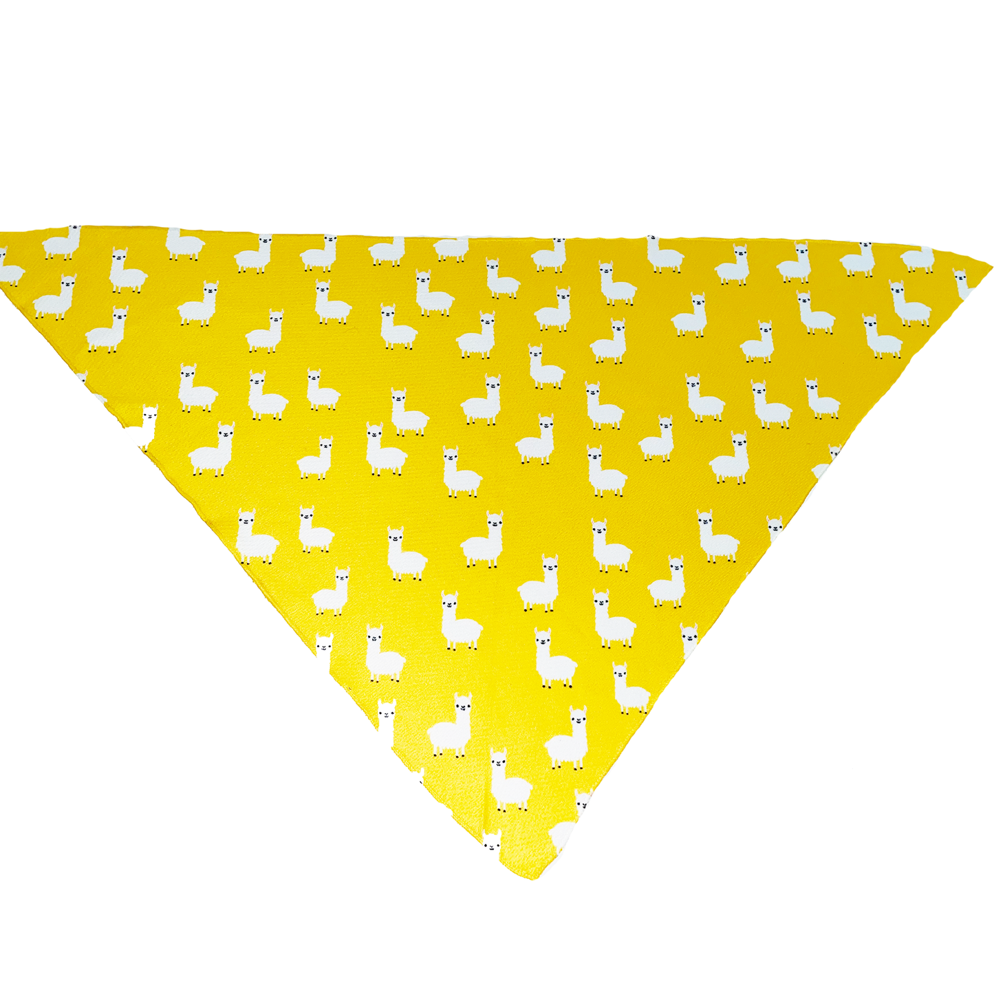 Llama Yellow Tie On Dog Bandana