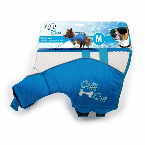 Dog Life Jacket - Puppy Swim Float Adjustable Safety Vest - All For