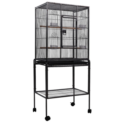 i.Pet Bird Cage Pet Cages Aviary 144CM Large Travel Stand Budgie