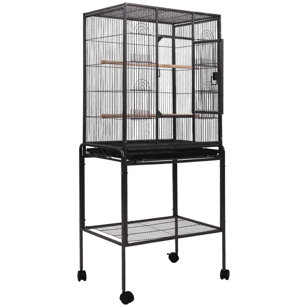 i.Pet Bird Cage Pet Cages Aviary 144CM Large Travel Stand Budgie