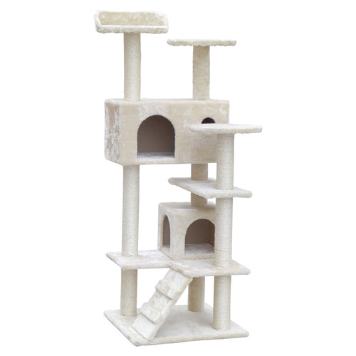 i.Pet Cat Tree 134cm Trees Scratching Post Scratcher Tower Condo House