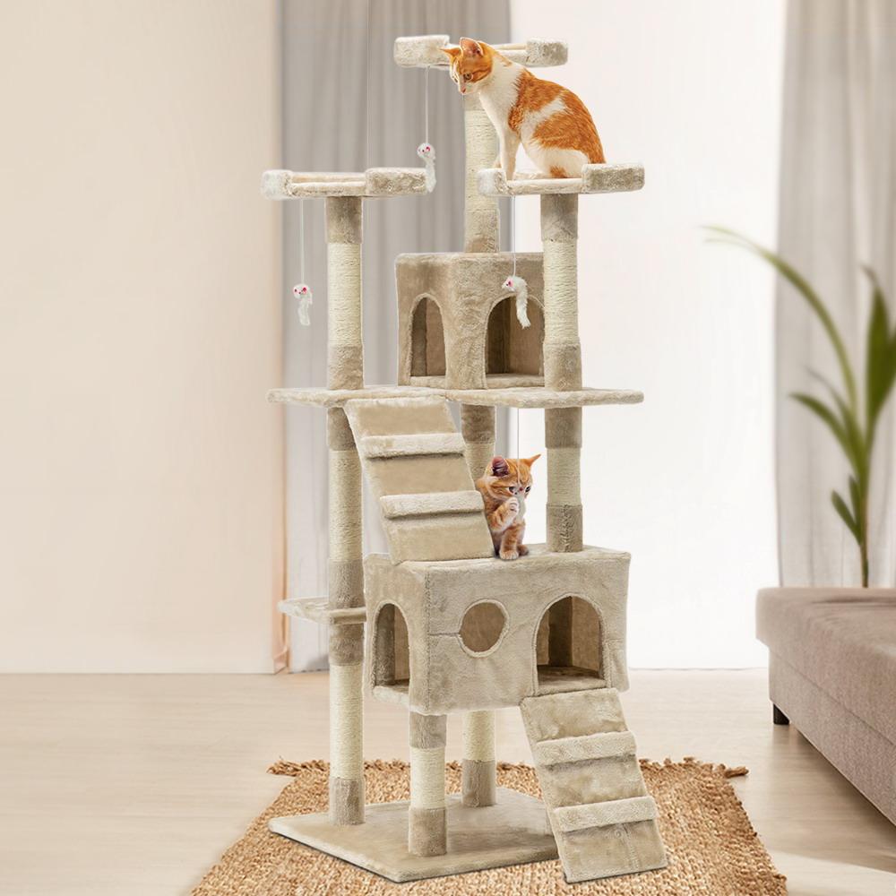 i.Pet Cat Tree 180cm Trees Scratching Post Scratcher Tower Condo House