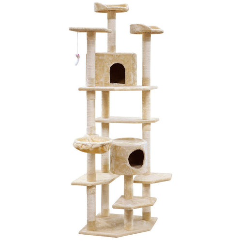 i.Pet Cat Tree 203cm Trees Scratching Post Scratcher Tower Condo House