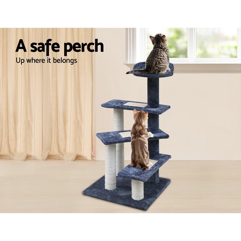 i.Pet Cat Tree 100cm Trees Scratching Post Scratcher Tower Condo House