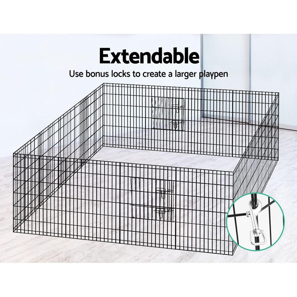 i.Pet 2X36" 8 Panel Pet Dog Playpen Puppy Exercise Cage Enclosure