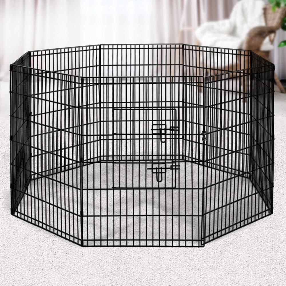 i.Pet 2X36" 8 Panel Pet Dog Playpen Puppy Exercise Cage Enclosure