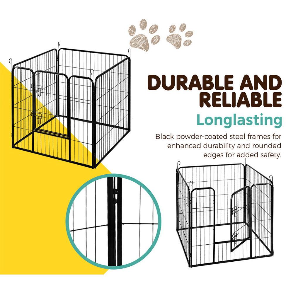 i.Pet Pet Playpen Dog Playpen 8 Panel Exercise Cage Enclosure Fence