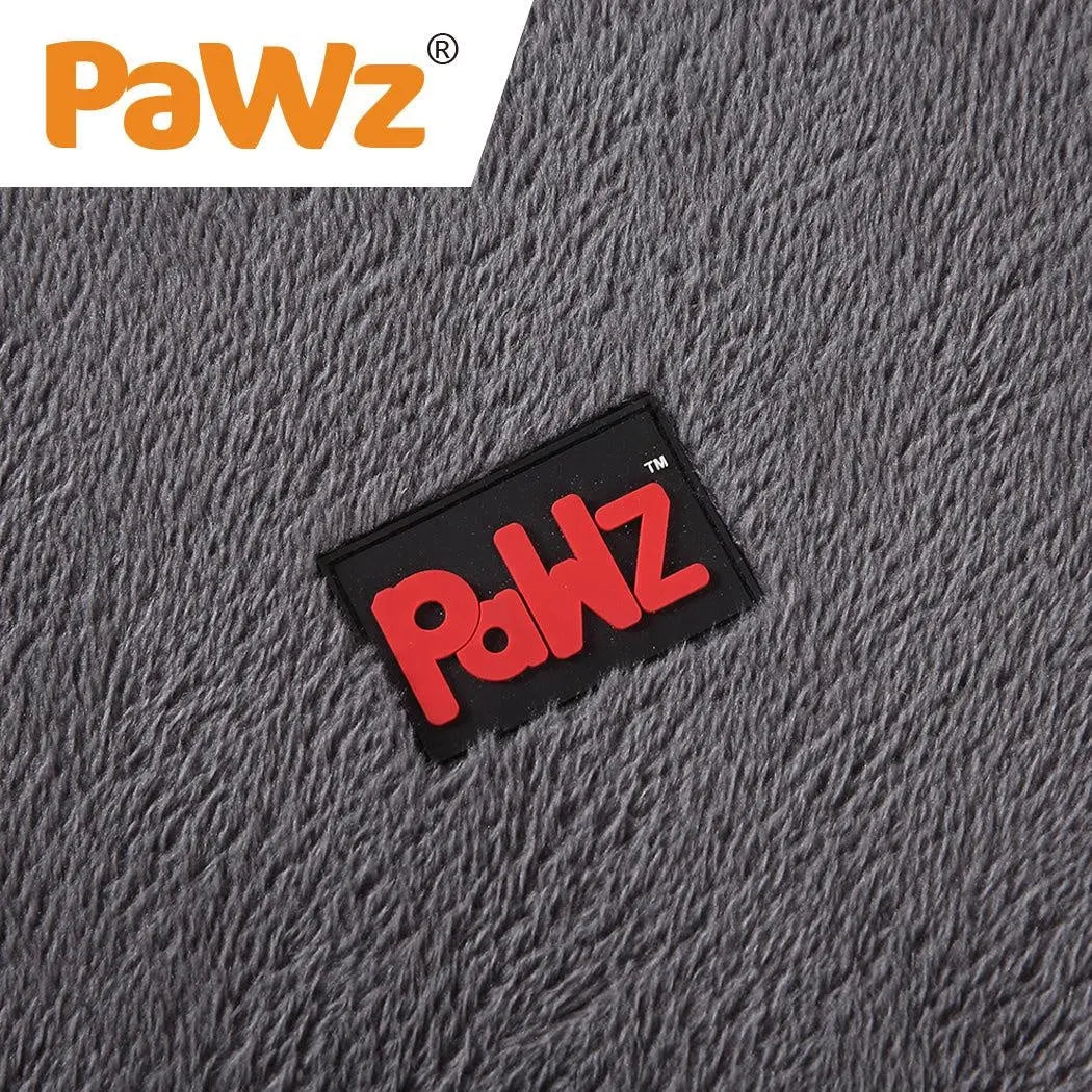 PaWz Pet Bed Foldable Dog Puppy Beds Cushion Pad Pads Soft Plush Black