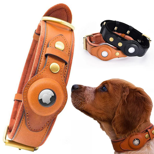 AirTag Removable Locating Pet Collar Collar Anti-Lost Dog Tracker Protective Case Dog Collar Outdoors Walking Pet Supplies