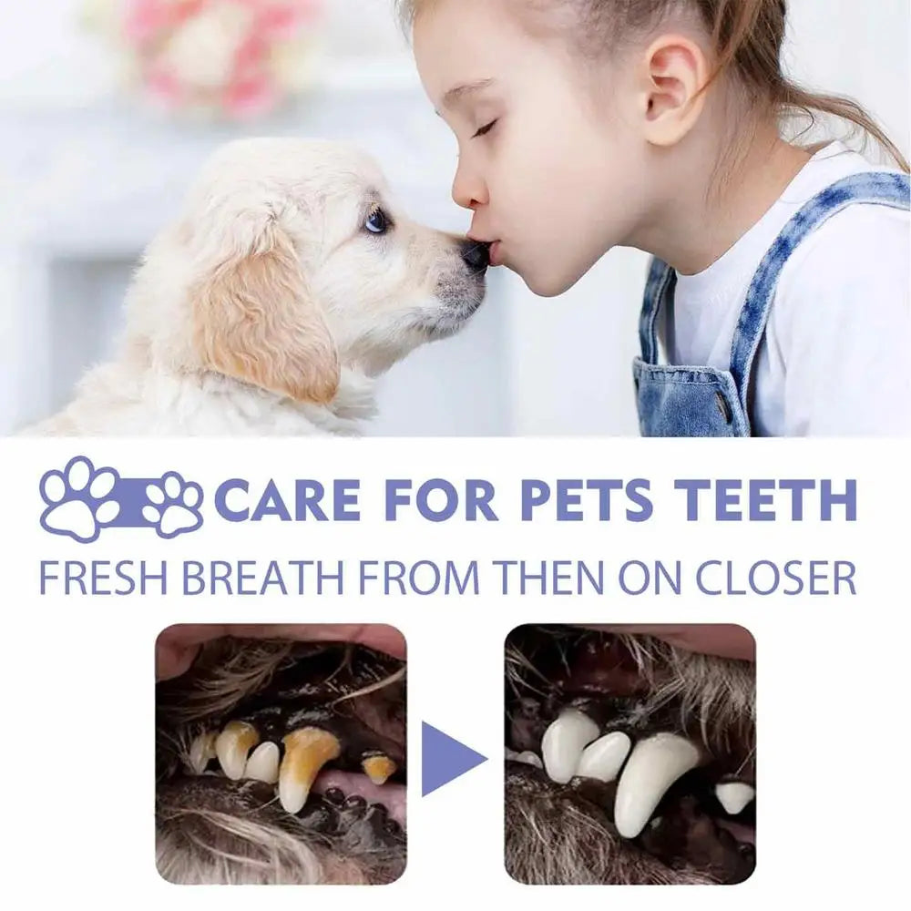 50ml Pet Oral Cleanse Spray Dogs Mouth Fresh Teeth Clean Deodorant Prevent Calculus Remove Kitten Bad Breath Mouth Pet Supplies