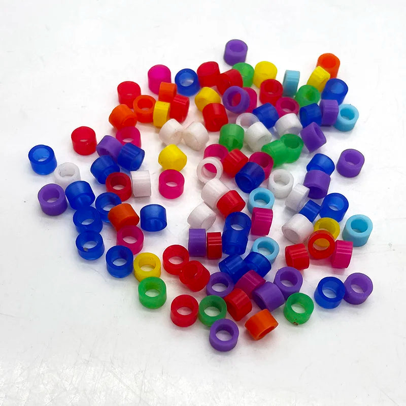 100pcs Bird Ring Leg Bands for Parrot Finch Canary Gouldian Diameter 3mm 4mm 5mm 2mm Bird Foot Ring