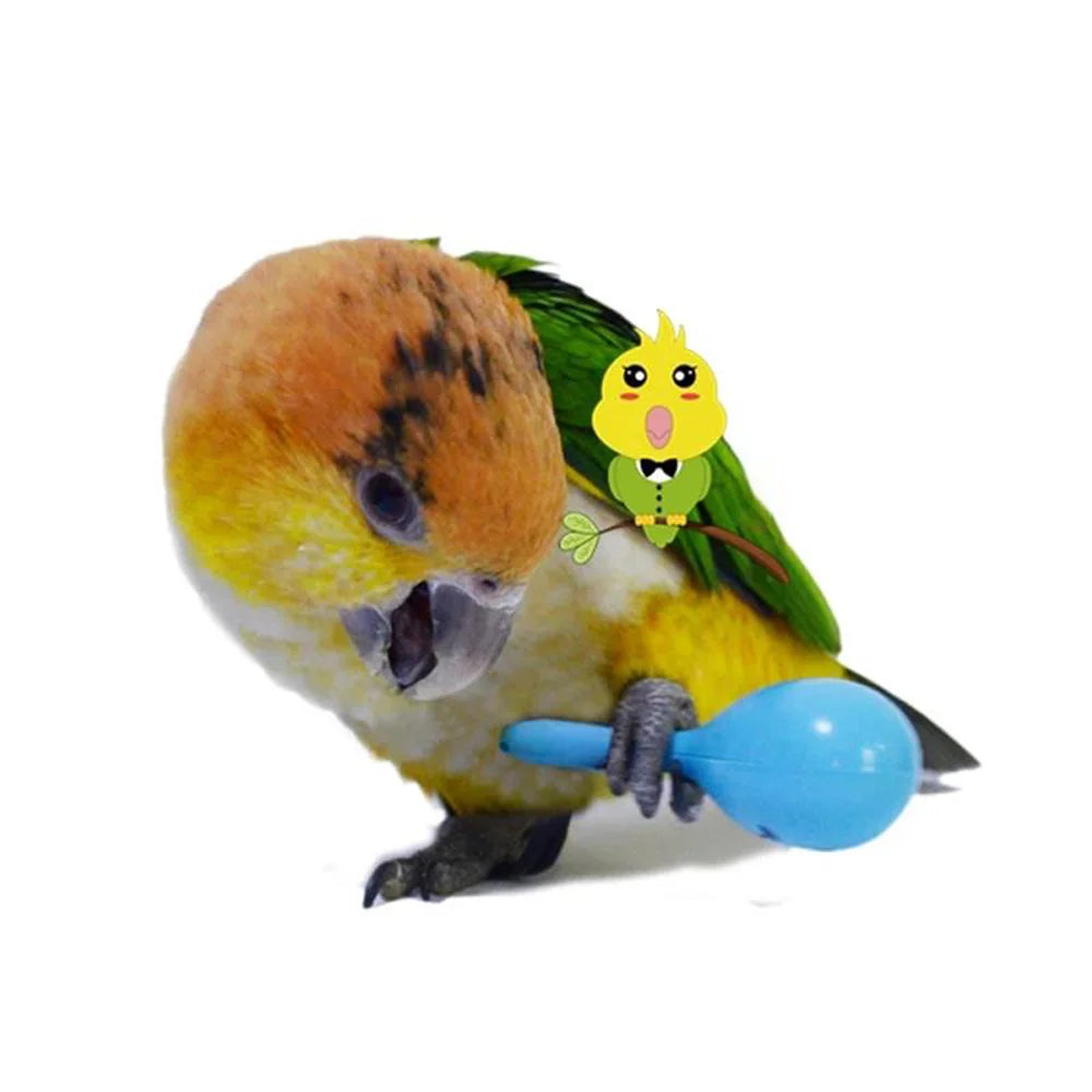 3PCS Parrot Rattle Sand Hammer Sand Ball Bird Bites Wisdom Interactive Training Toys Pet Accessories Bird Parrot Toys Supplies