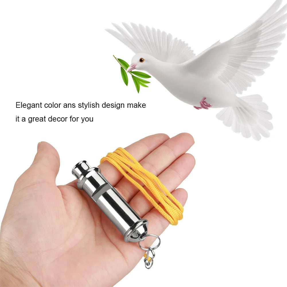 Stainless Steel  Ultrasonic Pigeon Whistle Behavior Training Tool