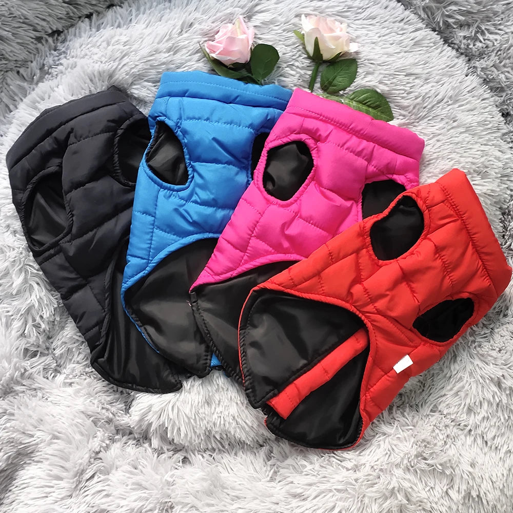 Waterproof Pet Jacket Winter Warm Dog Clothes for Small Dogs Puppy Cat Vest Chihuahua Costume Pug Poodle Yorkie Schnauzer Coats