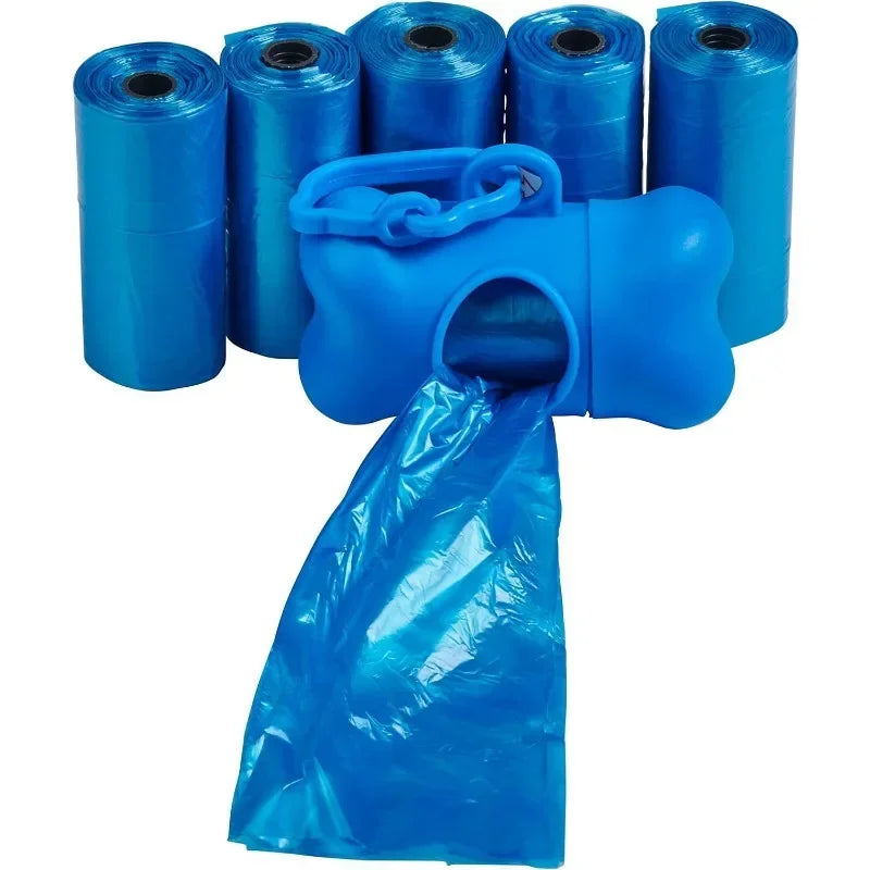 120 Rolls Dog Poop Bag Biodegradable Pet Dog Poop Bag Zero Waste Dog Pooper Bags Paw Doggy Litter Poop Bag