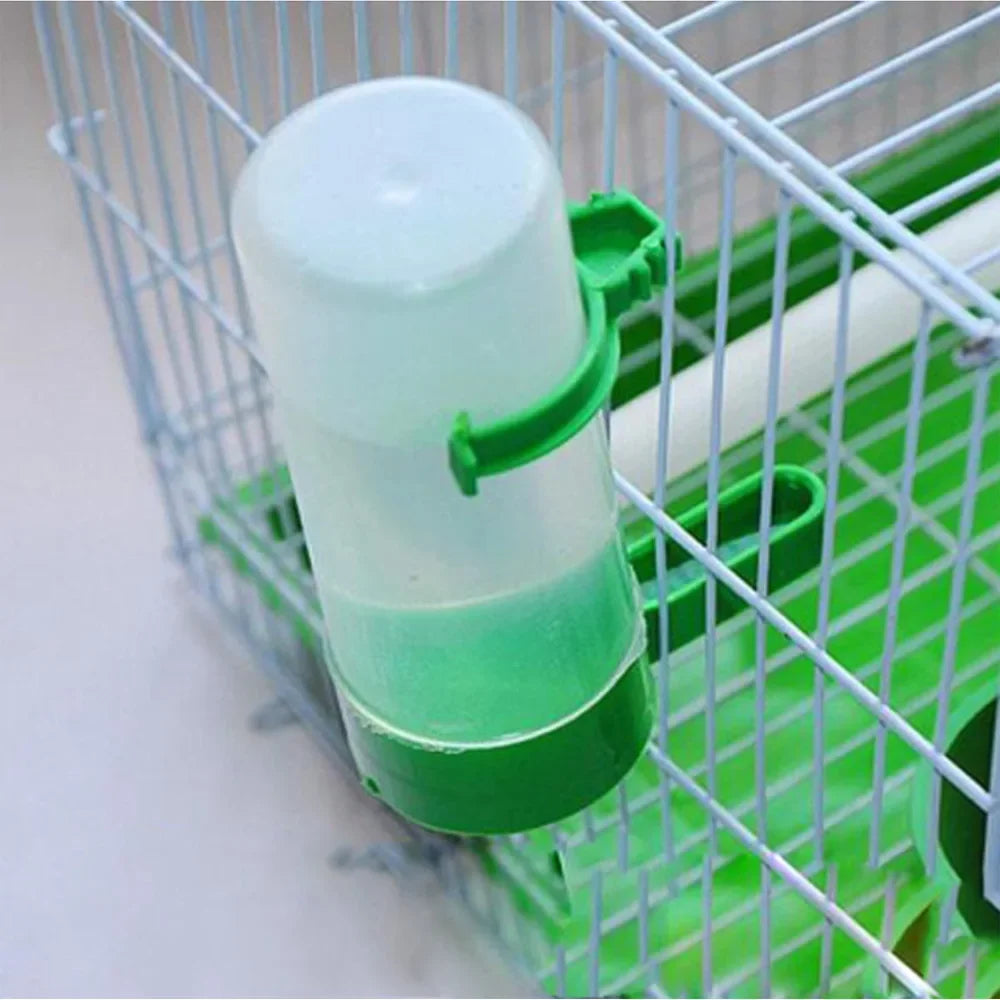 Bird Feeder Water Drinker Automatic Drinking Fountain Pet Parrot Cage Bottle Drinking Cup Bowls Pet Bird Supplies Dispenser