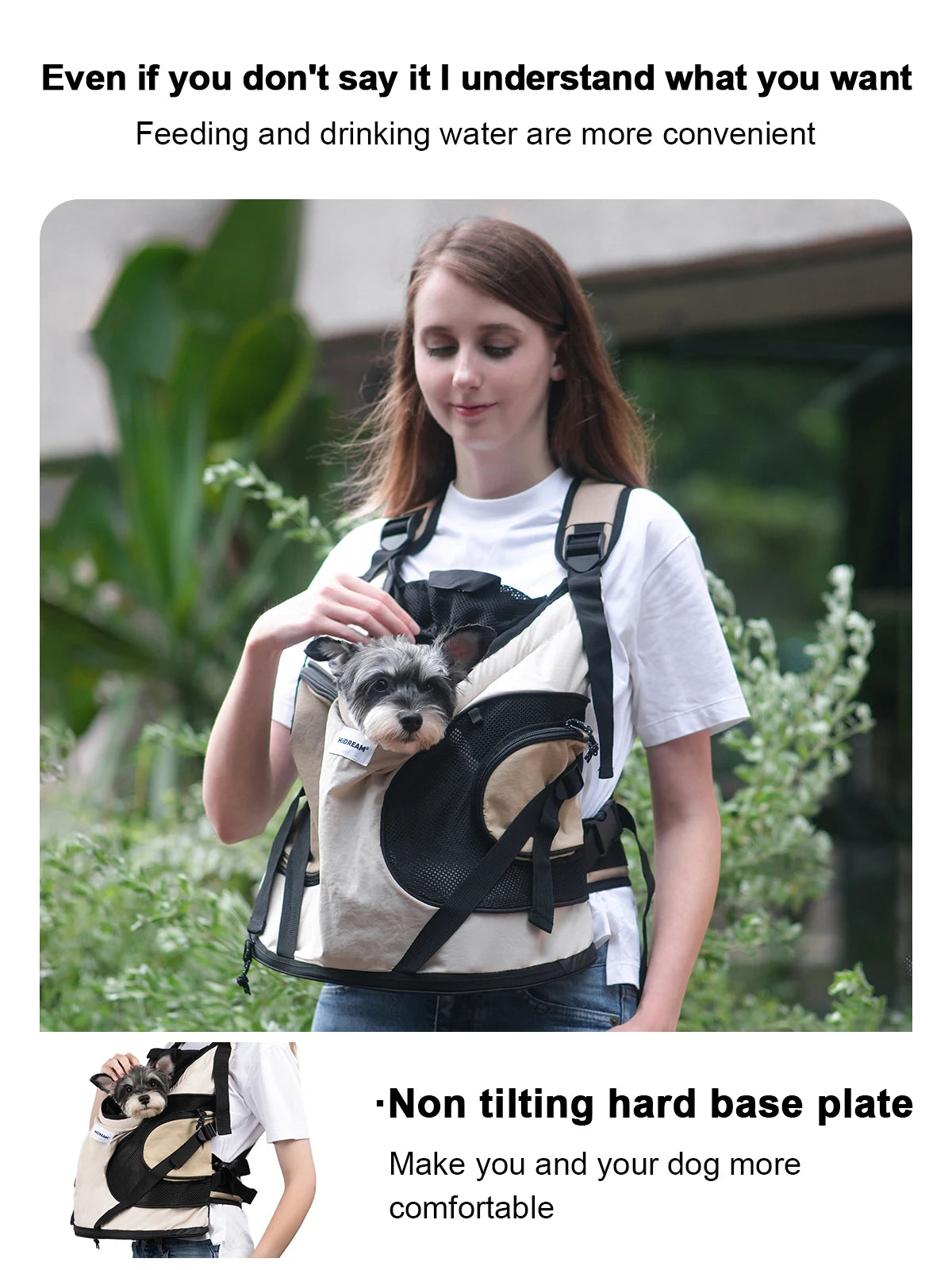 Puppy Kitten Travel Chest Sling Bag Pet Front Cat Dog Carrier Breathable Canvas Portable Backpack Cross Shoulder Strap