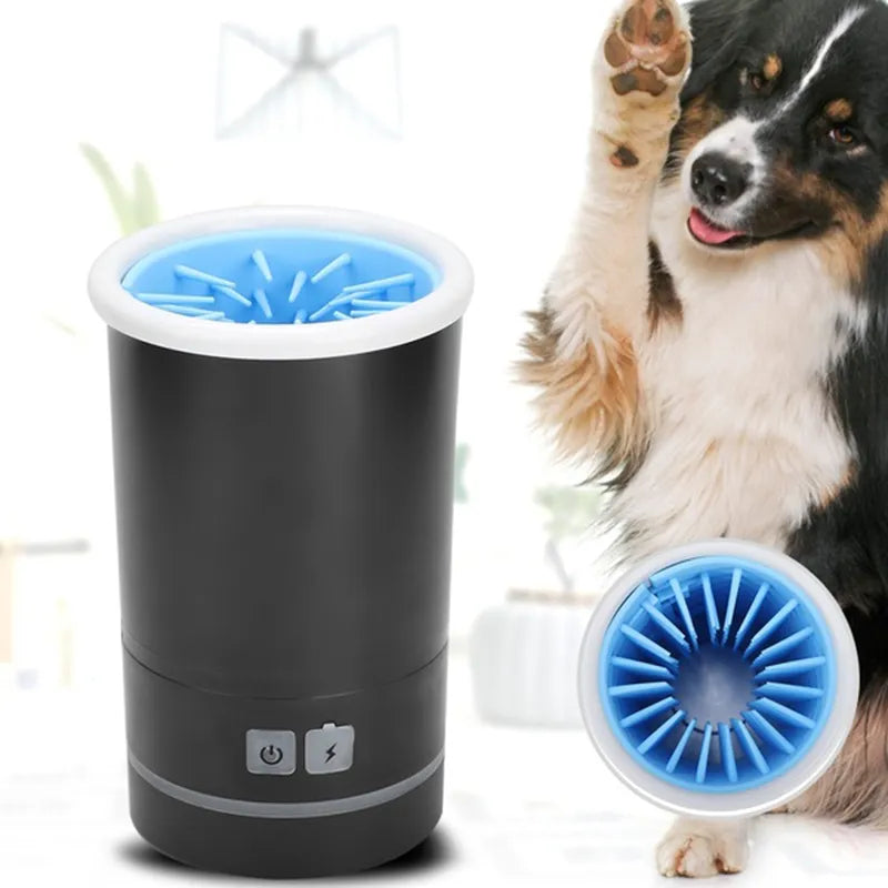 USB Rechargeable Electric Dog Paw Cleaner Automatic Pet Foot Paw Cleaner Cat and Dog Massage Foot Wash Cup Pets Cleaning Tools