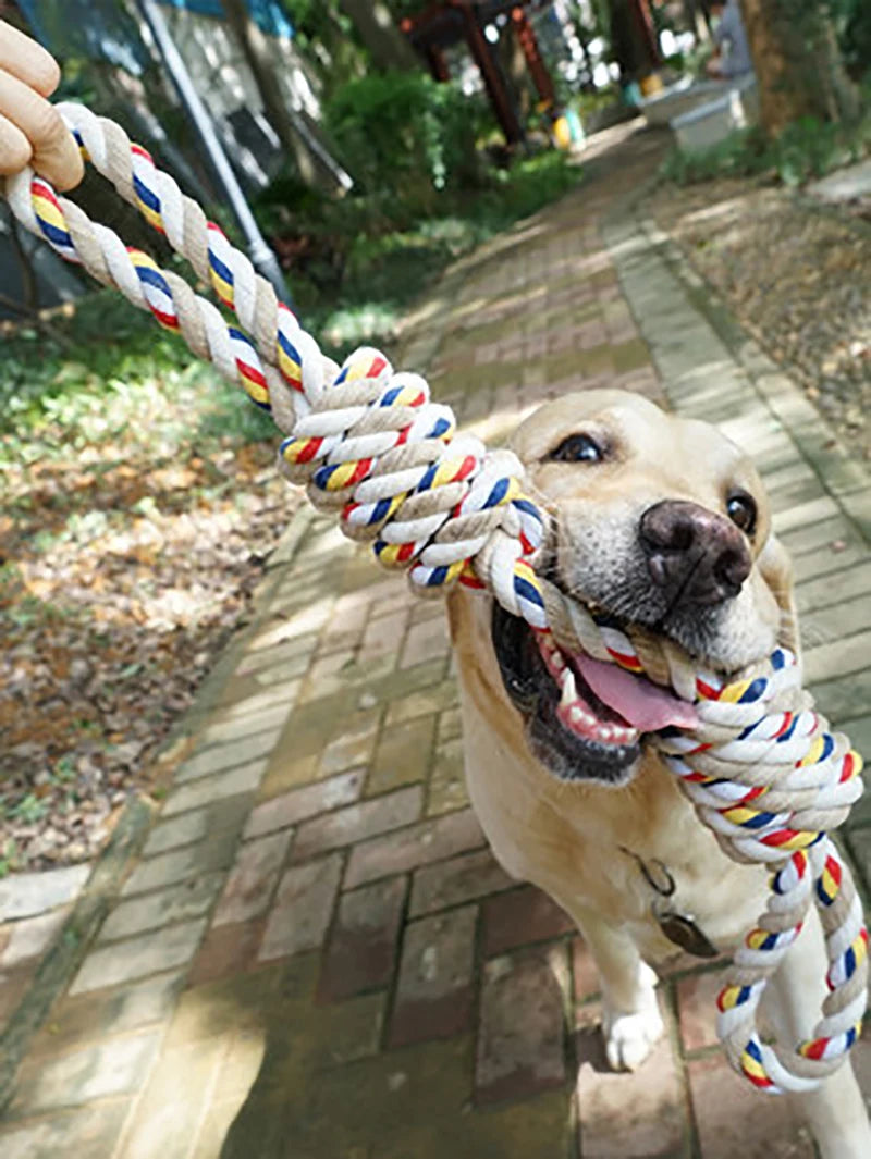 60CM Pets Toys Bite Molar Tooth rope dog toy for large dogs rottweiler dog toys Golden Retriever Chewing Teeth big Toys