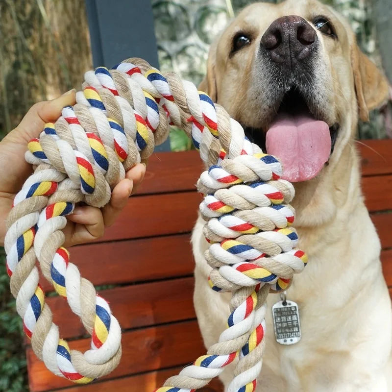 60CM Pets Toys Bite Molar Tooth rope dog toy for large dogs rottweiler dog toys Golden Retriever Chewing Teeth big Toys WF1015