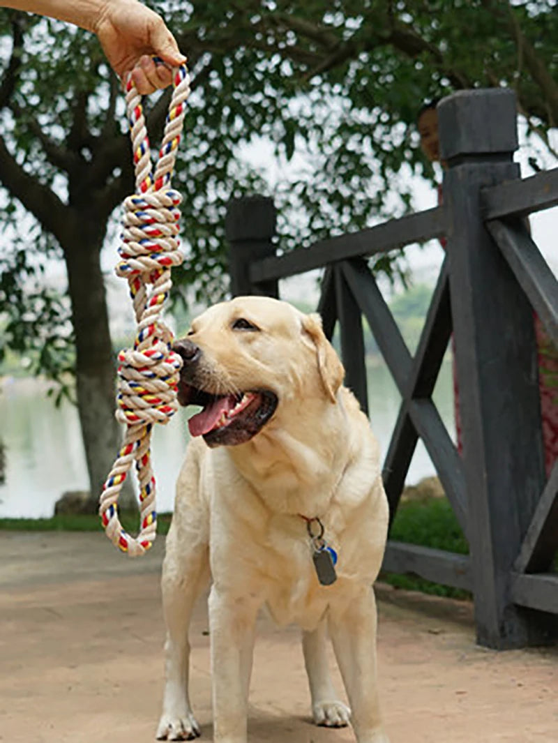 60CM Pets Toys Bite Molar Tooth rope dog toy for large dogs rottweiler dog toys Golden Retriever Chewing Teeth big Toys