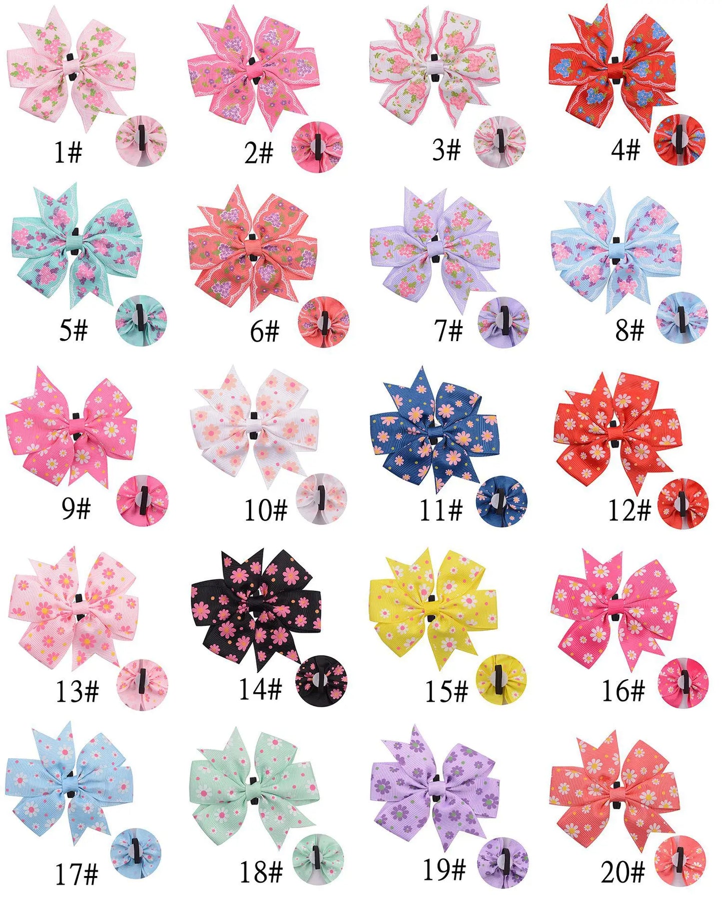 50/100pcs Flower-Collar Spring Dog Supplies Slidable Dog Bow Tie Pet Collar Pet Dog Collar Charms Pet Products For Dogs Pet Bowt