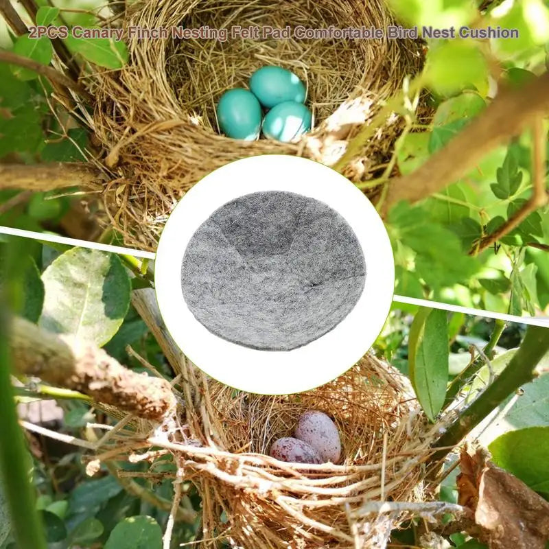 2PCS Canary Finch Bird Nesting Felt Pad Comfortable Bird Nest Sleeping Mat Bird Nest Accessories Dropshipping And Wholesale