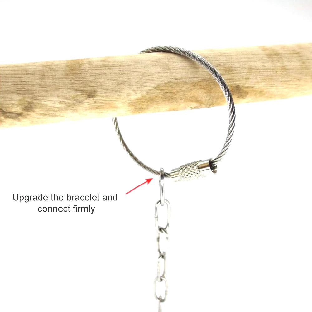 Parrot Leg Ring Ankle Foot Chain Bird Ring Outdoor Flying Training Activity Opening Stand Accessories for Small Bird Supplies