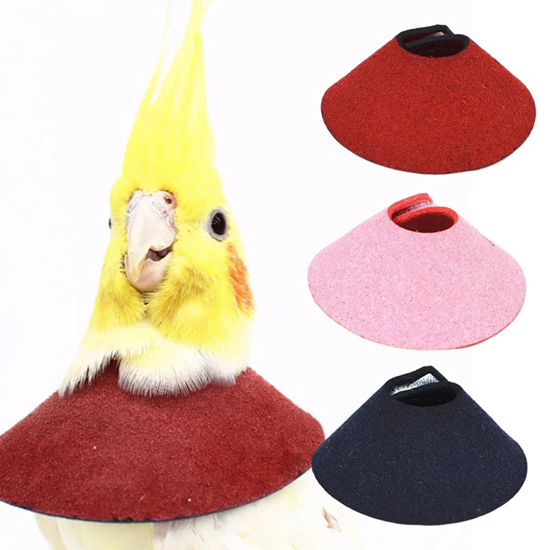 Bird Neck Sleeve Elizabethan Circle Parrot Neck Protective Collar Bird Recovery Collar Anti-bite Anti-pecking Elizabeth Circle