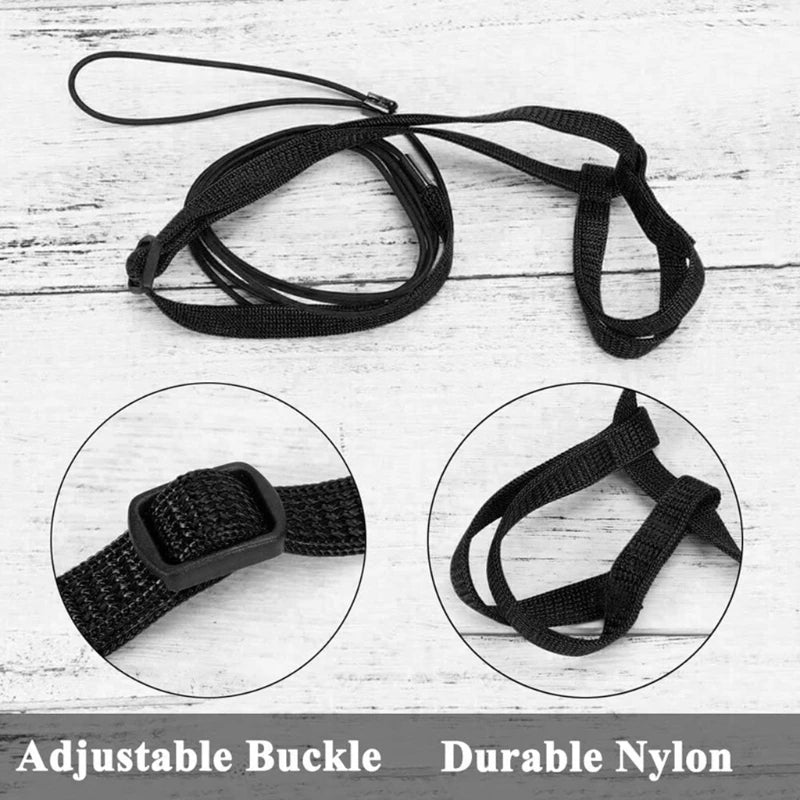 Parrot Bird Harness Leash Adjustable Anti-Bite Training Flying Traction Rope