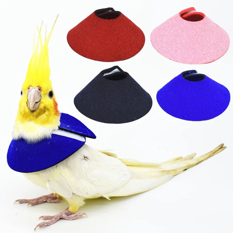 Bird Neck Sleeve Elizabethan Circle Parrot Neck Protective Collar Bird Recovery Collar Anti-bite Anti-pecking Elizabeth Circle