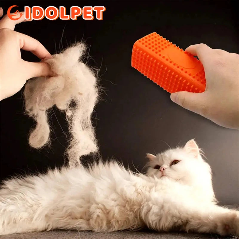 Pet hair Removal brush Dog cat hair removal Effective pet hair silicone hollow Pet hair Removal brush Dog cat hair removal