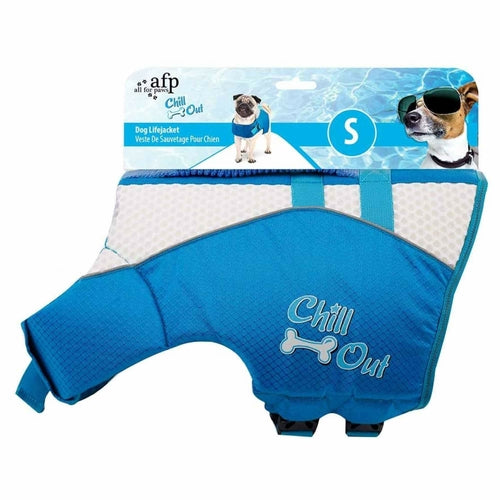 Dog Life Jacket - Puppy Swim Float Adjustable Safety Vest - All For